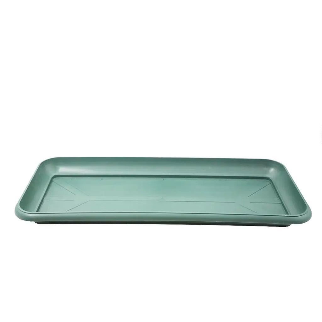 Kiremit rengi Villa saksı tabağı VBT02 ölçüleri: 840 mm uzunluk, 360 mm genişlik, 65 mm yükseklik