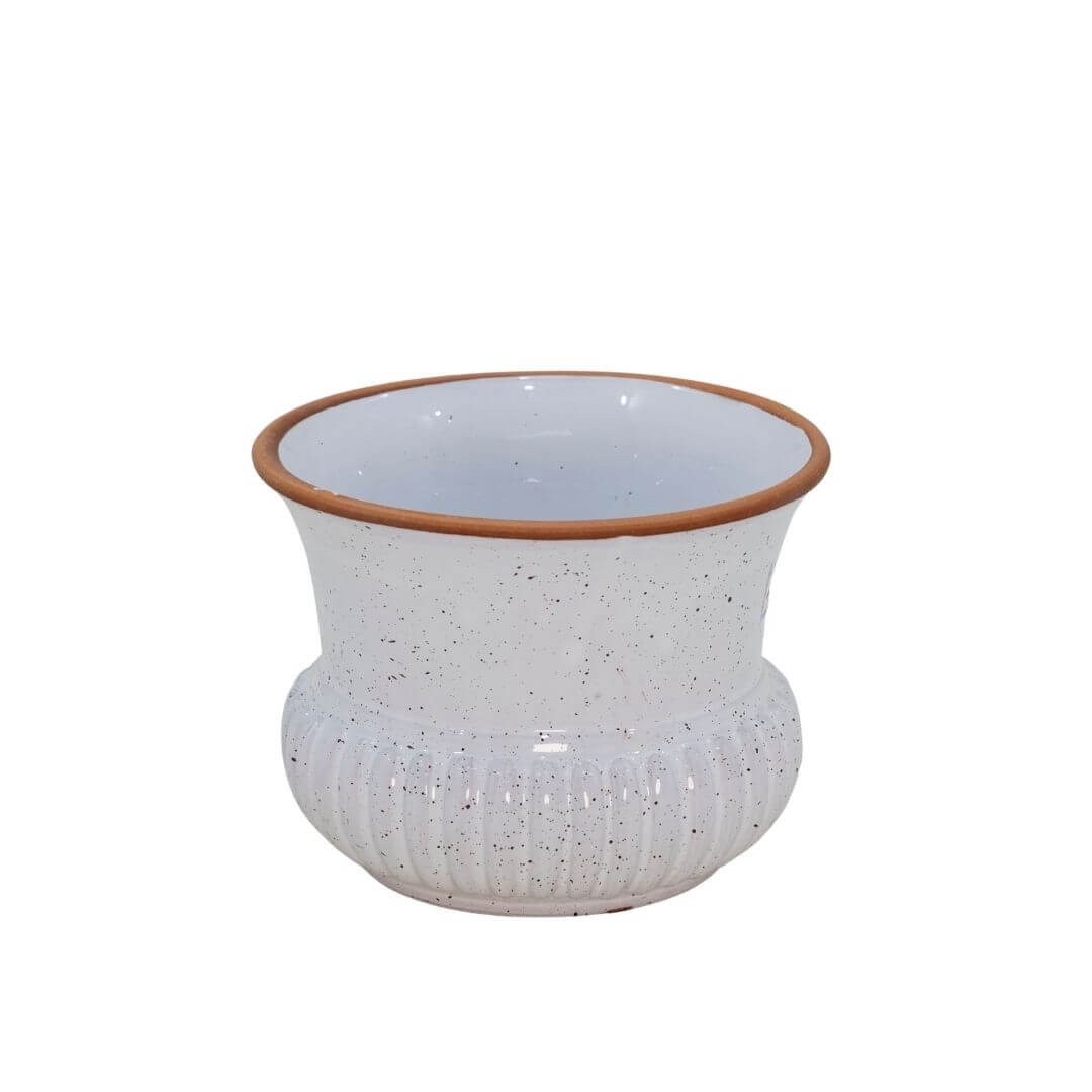 Toprak Saksı Sırlı 12*11,5 Cm
