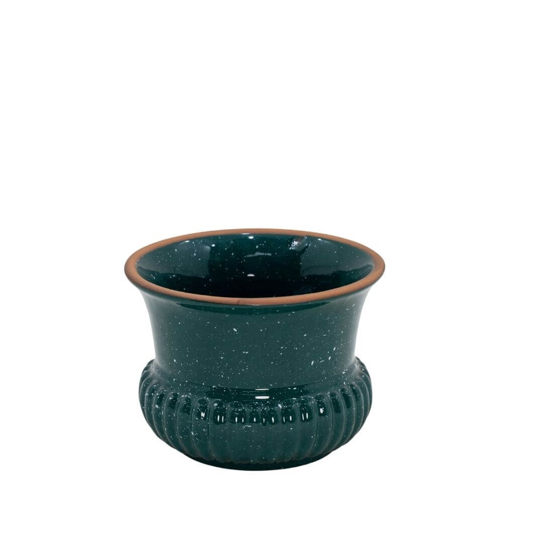 Toprak Saksı Sırlı 12*11,5 Cm