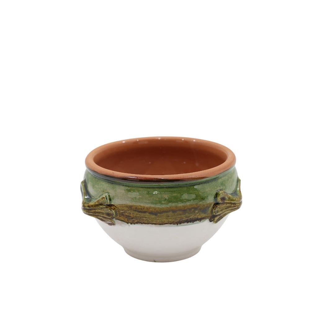Toprak Saksı Sırlı 20*14 Cm
