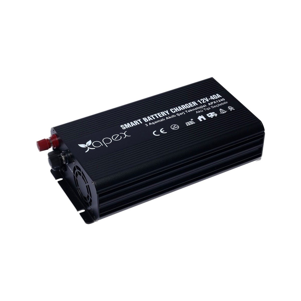 Apex 12V 40A Smart Akü Şarj Cihazı