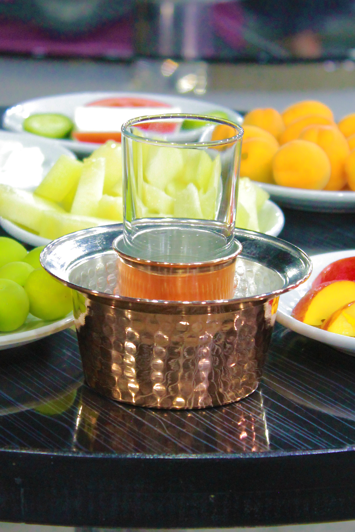 Turna Bakır Klasik Ehlikeyf Makine Dövme Kırmızı Turna3300-1