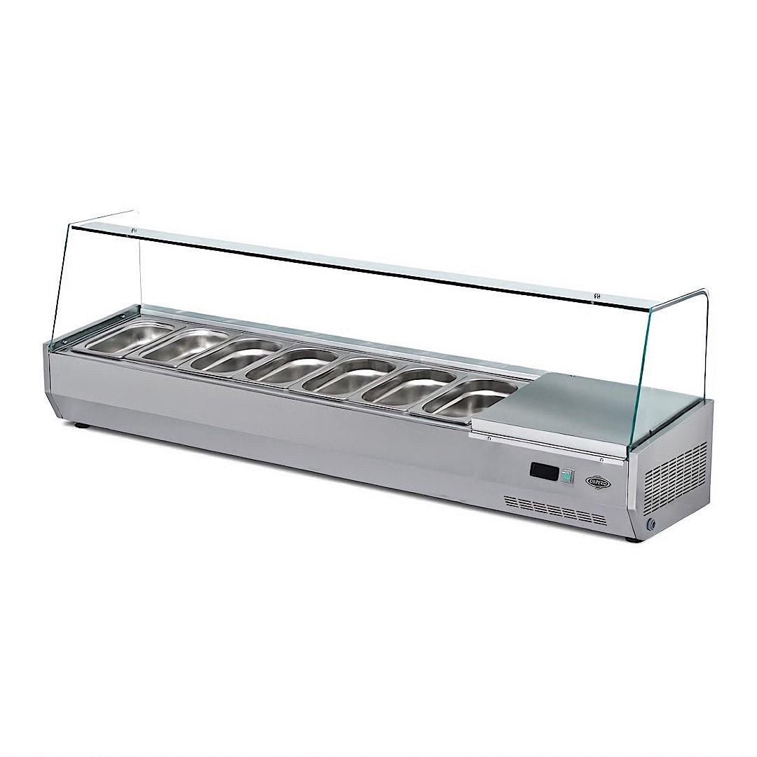 Empero EMP.210 Set Üstü Saladbar, 2100x350x500 mm