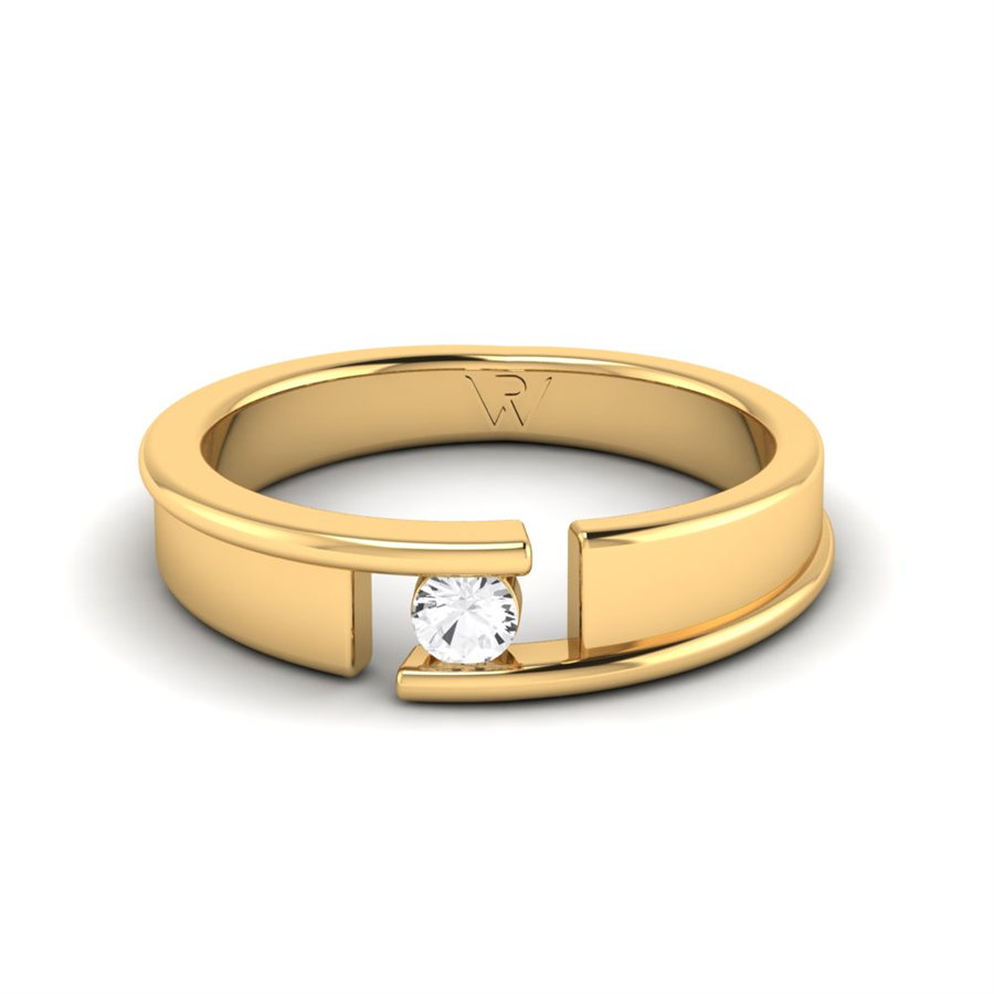 Alliances avec pierres Annecy Or Jaune couple Oxyde de zirconium 0.30 ct