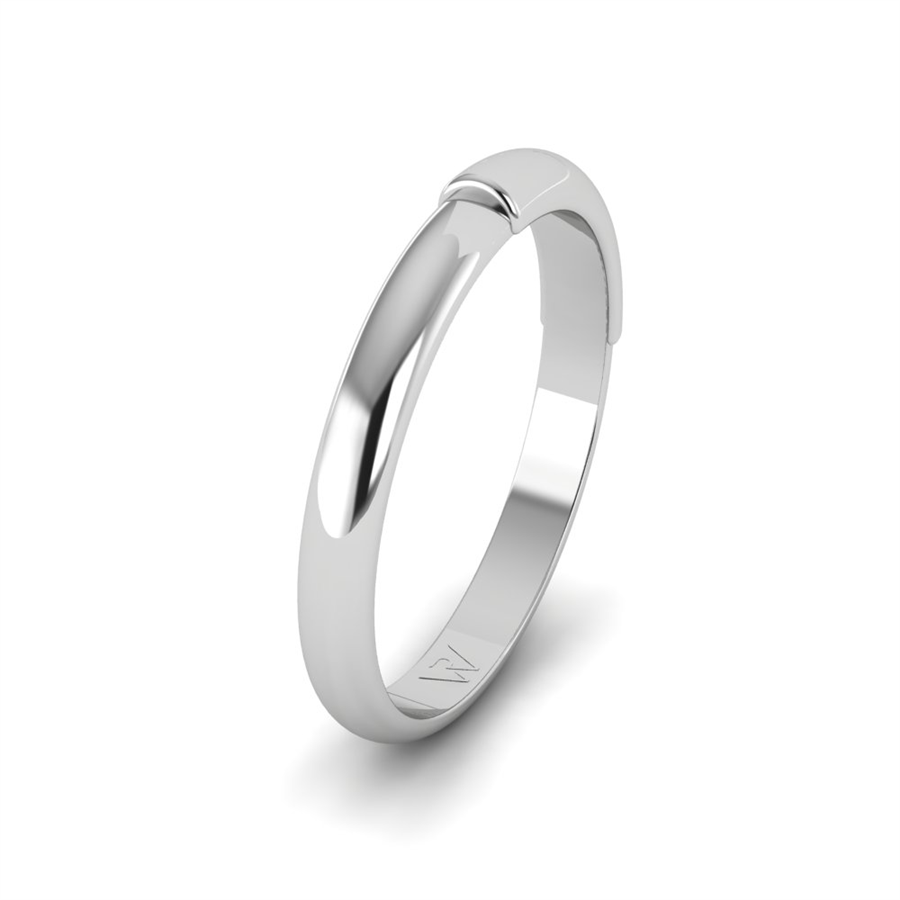 Alliances avec pierres Camargue Or Blanc couple Oxyde de zirconium 0.30 ct