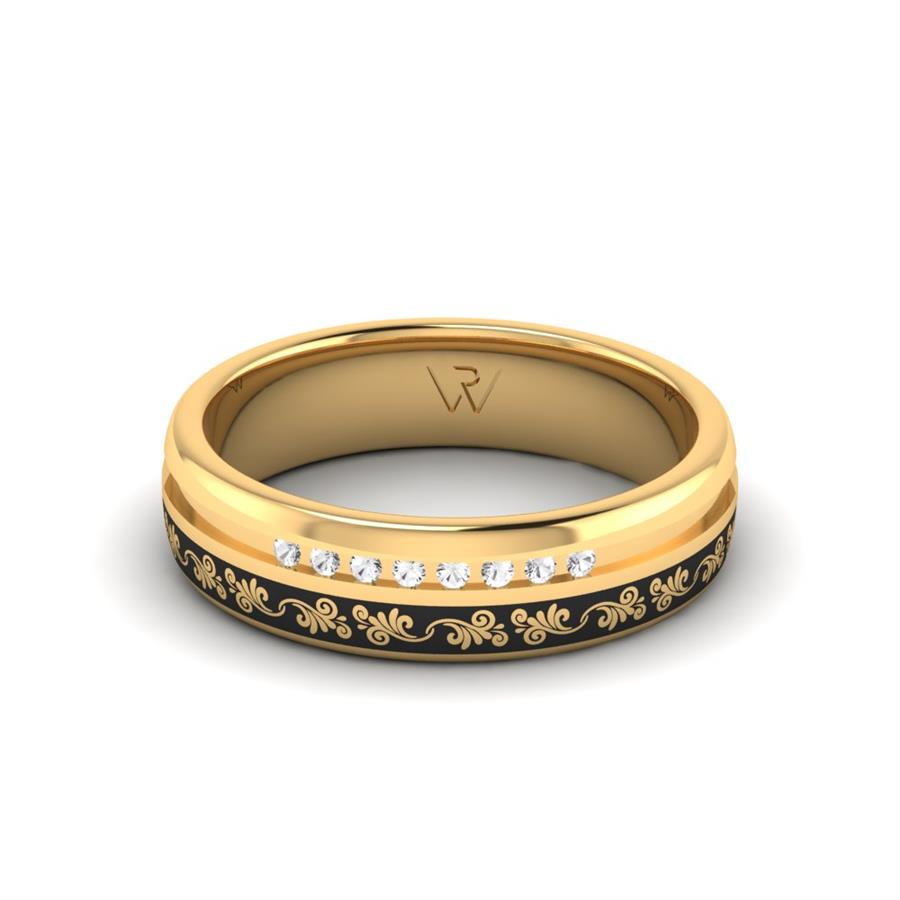 Alliances avec pierres femme Alluring Light Or Jaune