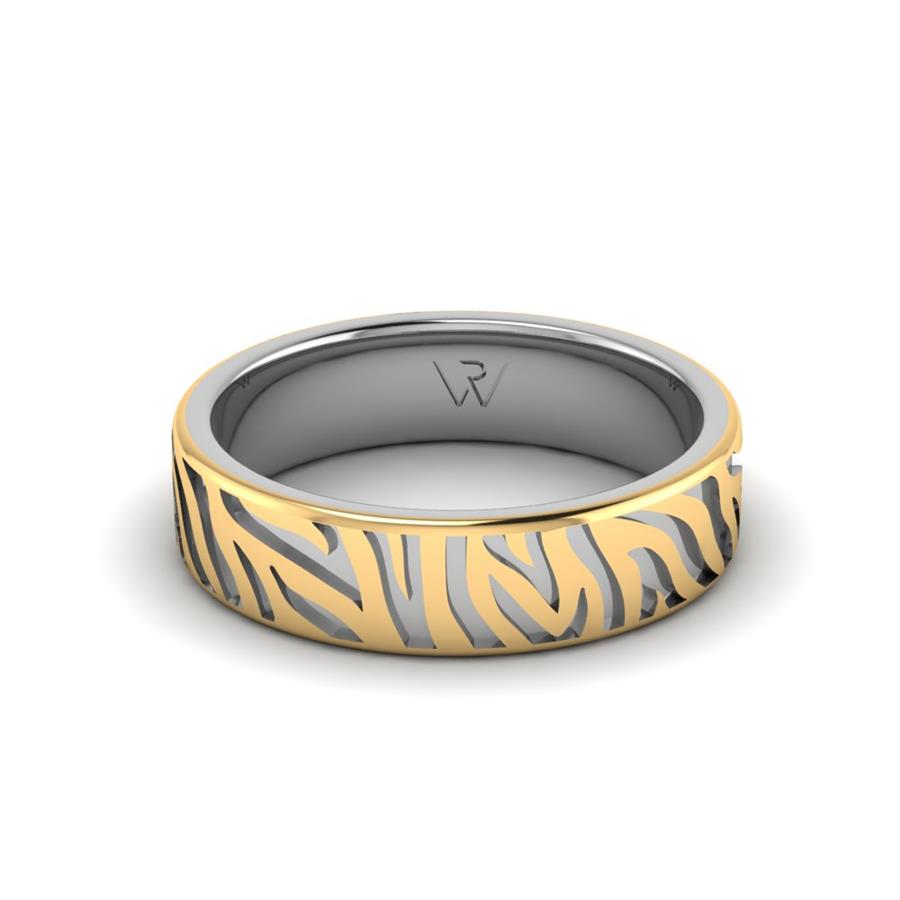 Alliances avec pierres femme Alluring Fancy Or Blanc Et Jaune