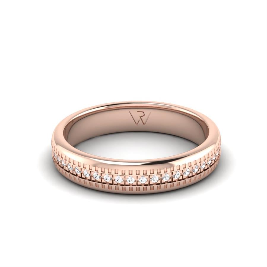 Alliances avec pierres femme Alluring Bird Or Rose