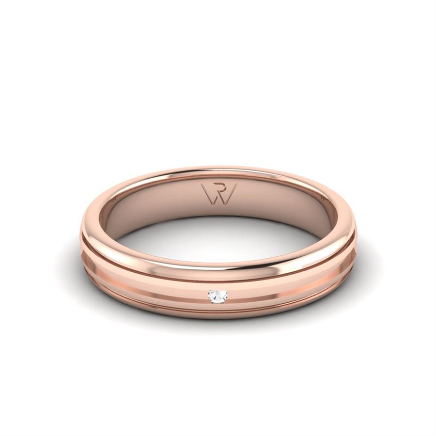 Alliances avec pierres femme Amazing Dimension Basic Or Rose
