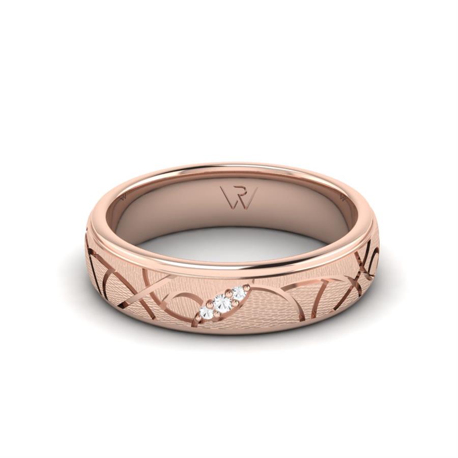 Alliances avec pierres femme Artemisia Or Rose