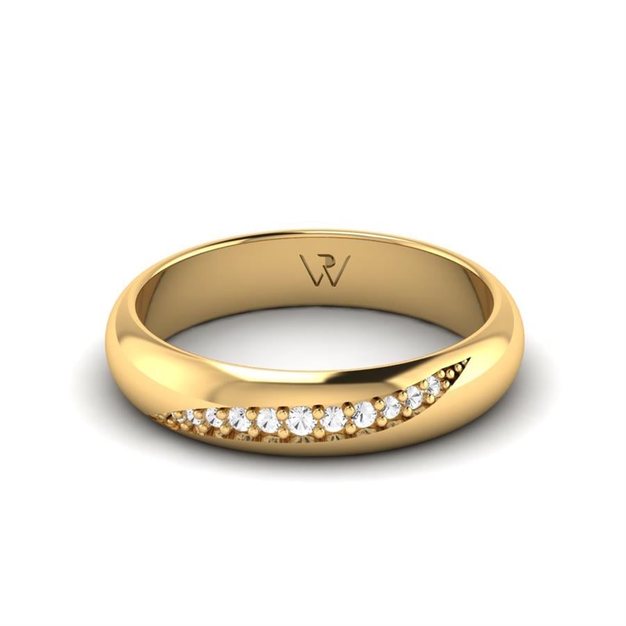 Alliances Avec Pierres Femme Beloved Or Jaune