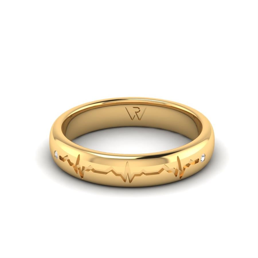 Alliances Avec Pierres Femme Brillance Or Jaune