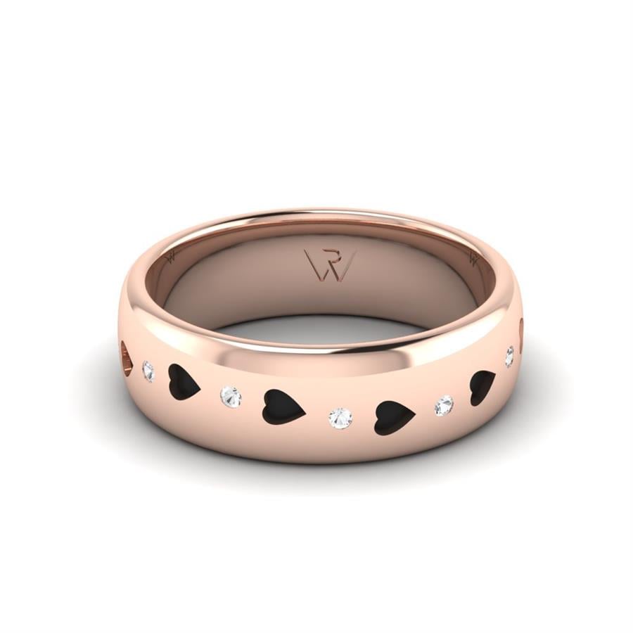 Alliances avec pierres femme Glamorous Light Or Rose