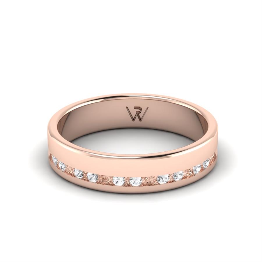 Alliances Avec Pierres Femme Jubilant Or Rose