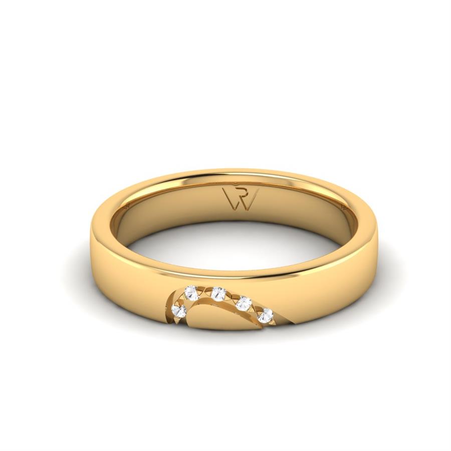 Alliances Avec Pierres Femme Merveille Or Jaune