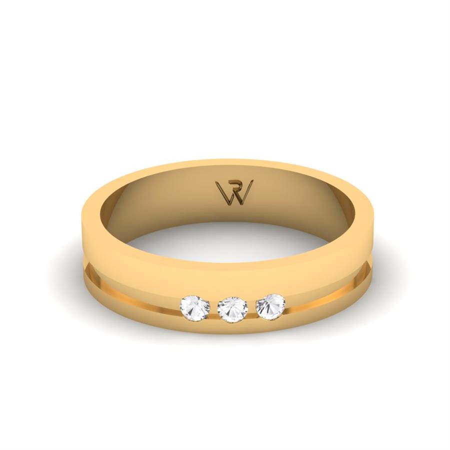 Alliances Avec Pierres Femme Yearn Or Jaune