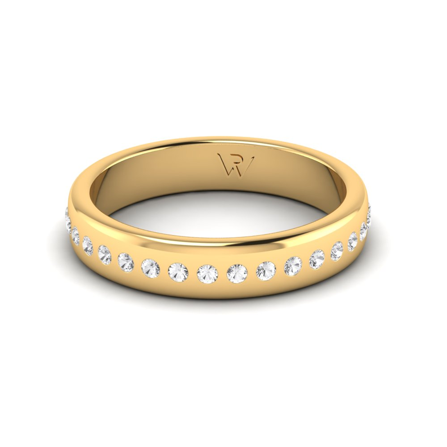 Alliances avec pierres Montmartre Or Jaune couple Diamant 0.35 ct