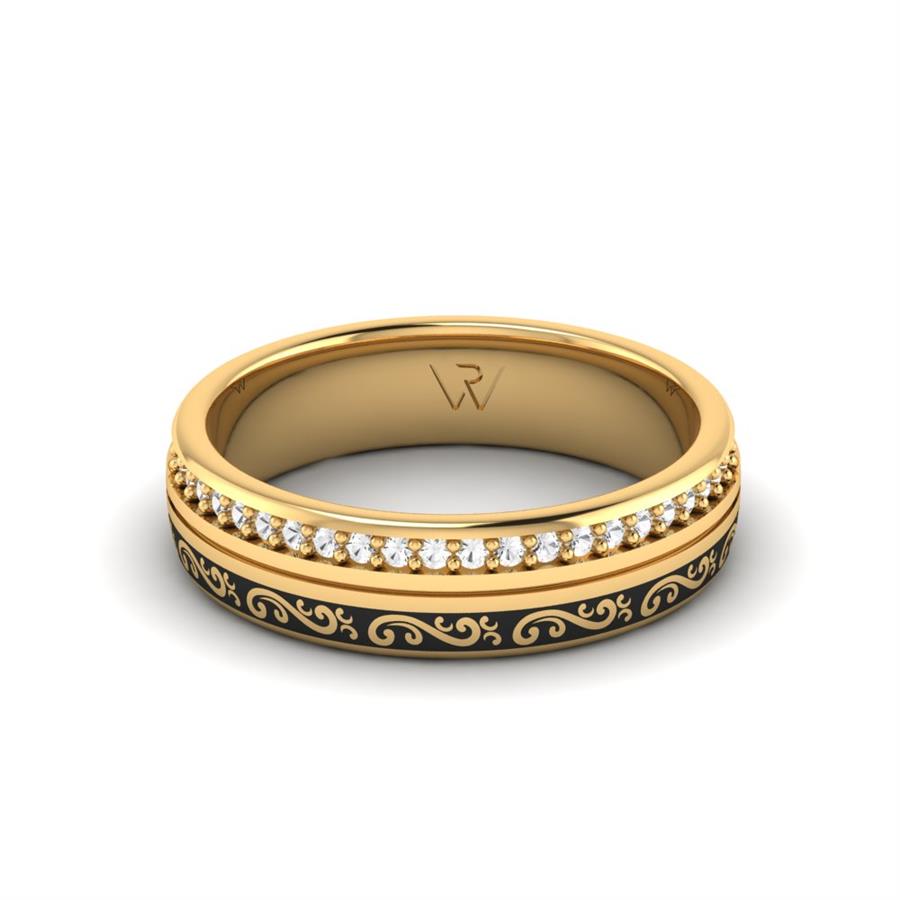 Alliances classiques Alluring Rule Or Jaune