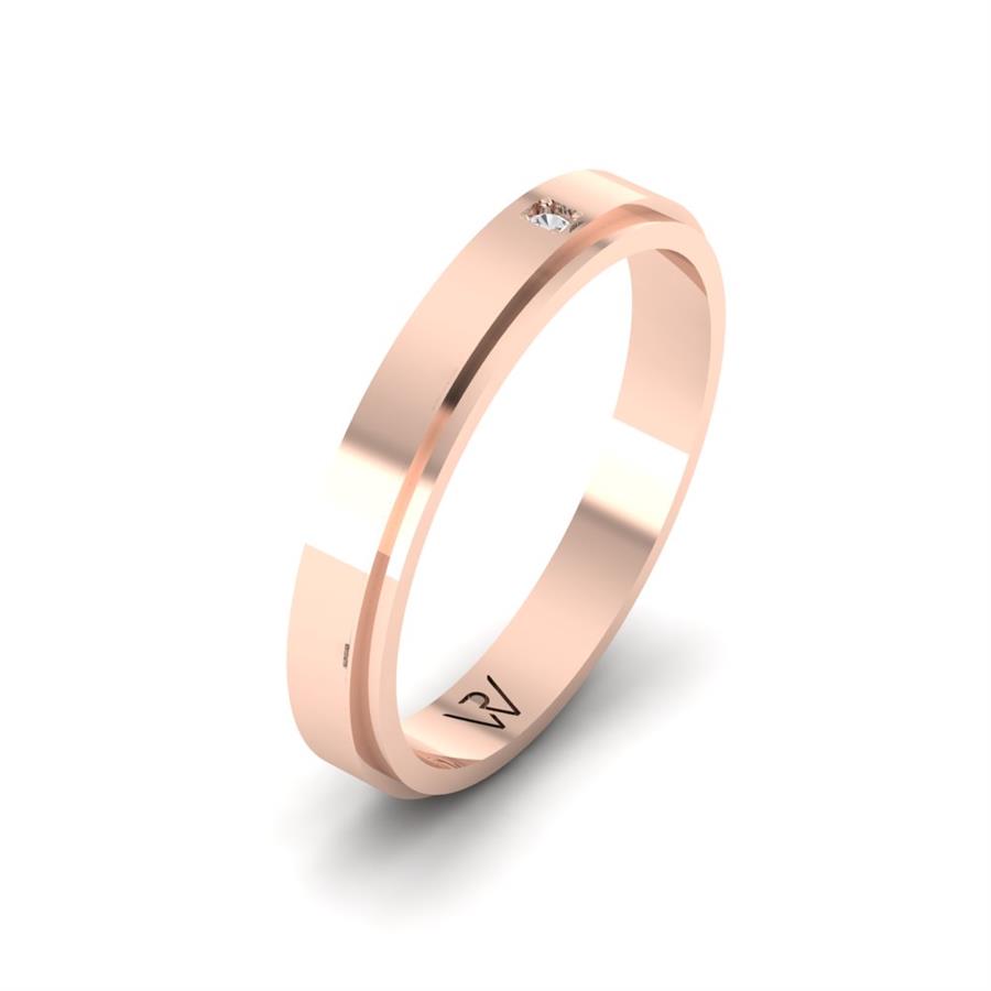 Alliances Classiques Blossomex Or Rose