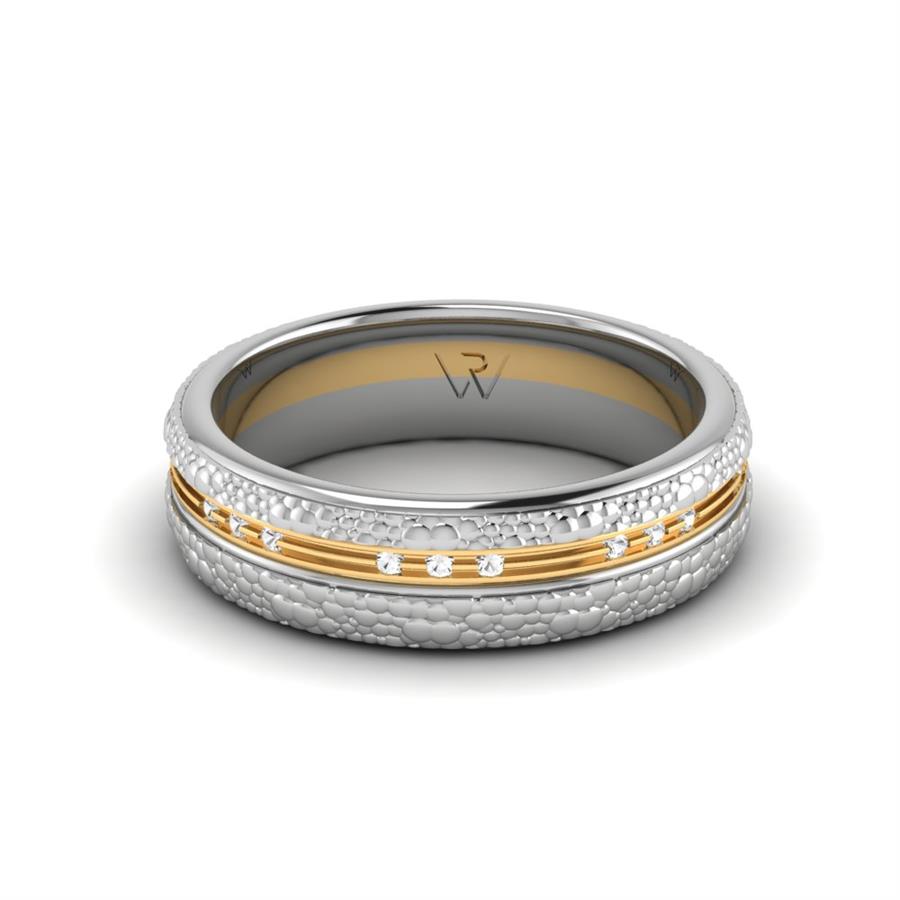 Alliances classiques Boa Or Blanc Et Jaune