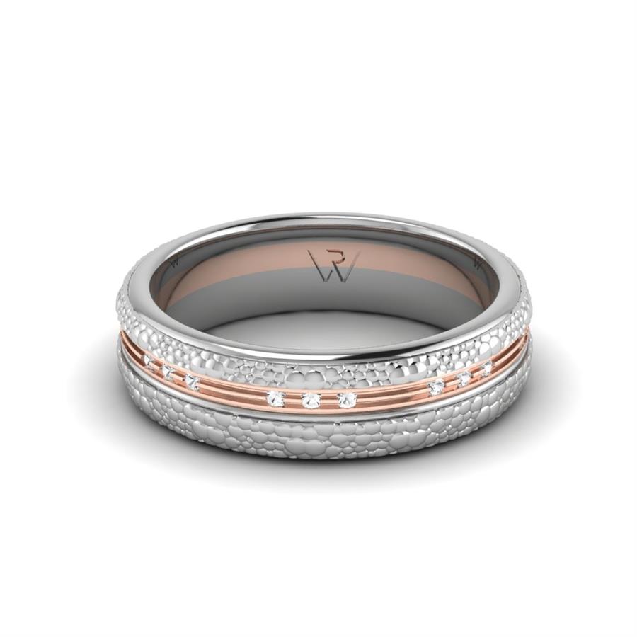 Alliances classiques Boa Or Blanc Et Rose