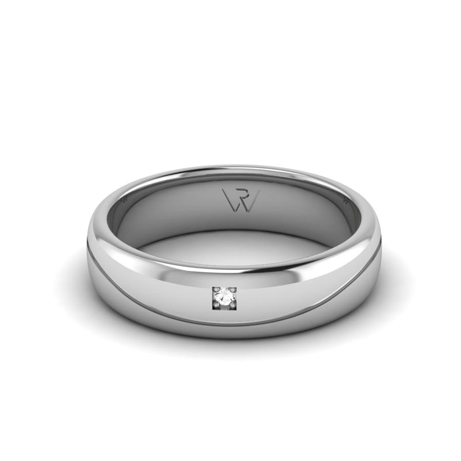 Alliances classiques Charming Silk Or Blanc