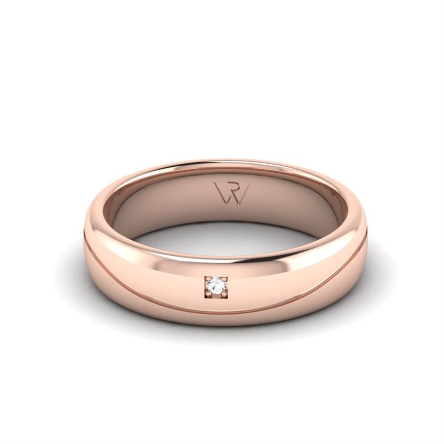Alliances classiques Charming Silk Or Rose