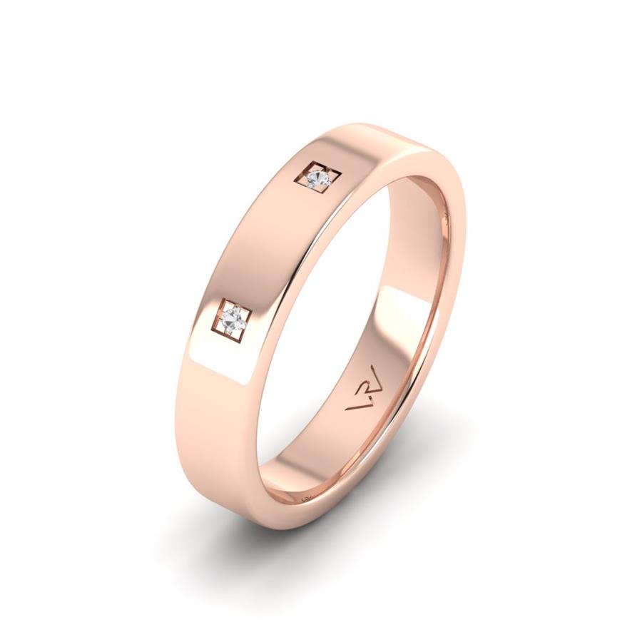 Alliances classiques Natural Alluring Or Rose