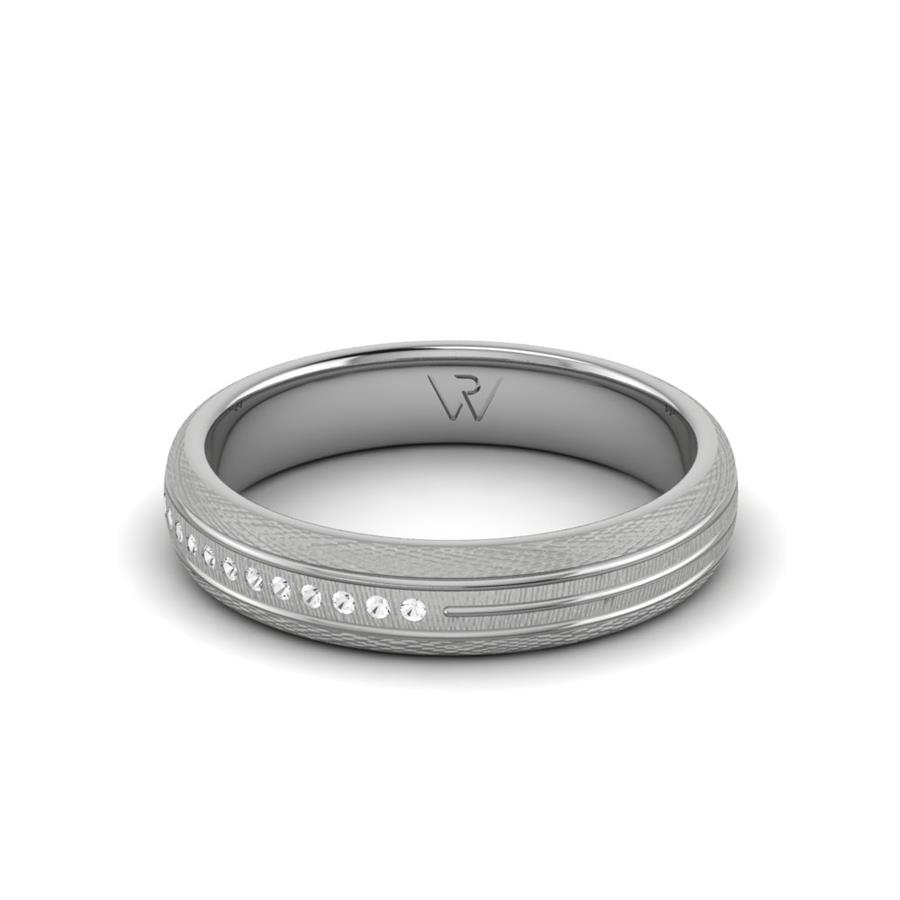 Alliances classiques Ribbon Or Blanc