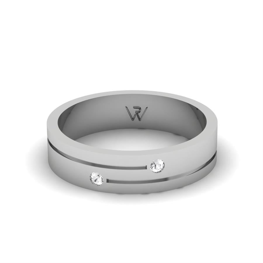 Alliances en argent couple Tenderness Argent