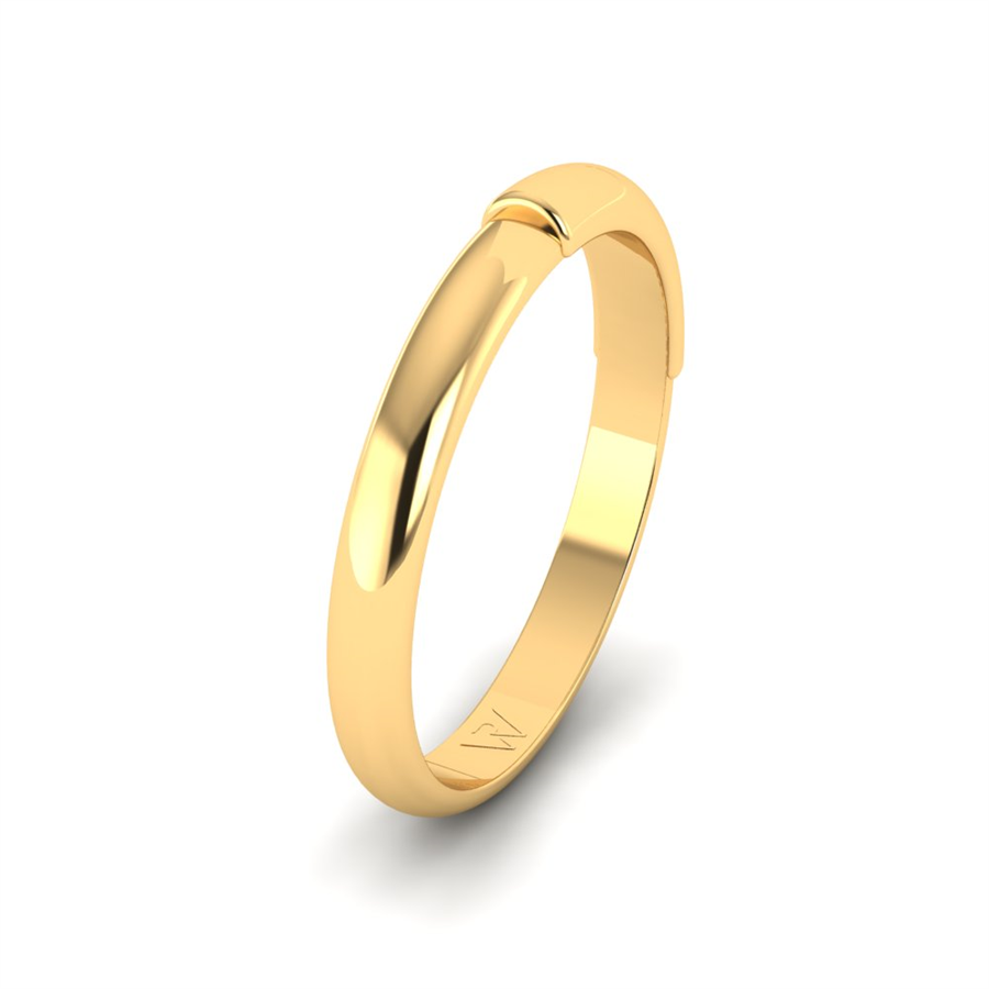 Alliances en argent homme Camargue Plaqué Or Jaune
