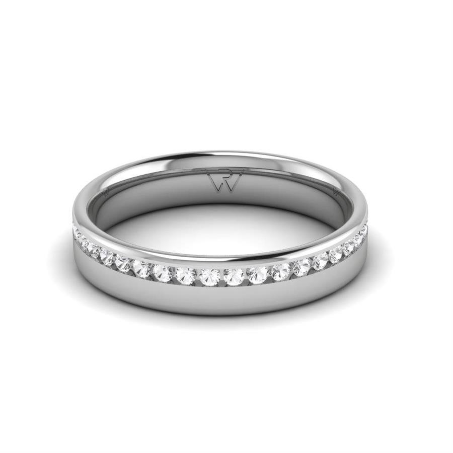 Alliances Femme en Platine ForeverTwist Cristal de Swarovski