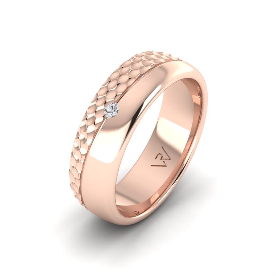 Alliances modernes Charming Cloud Or Rose