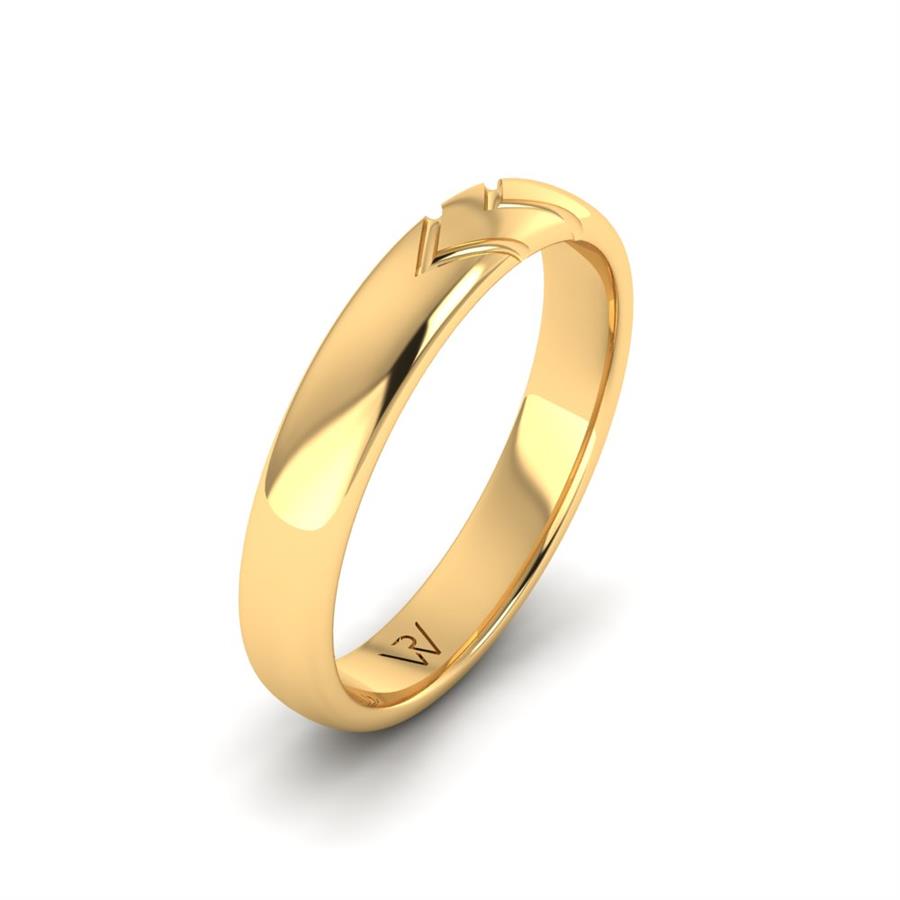Alliances modernes Charming Diamond Or Jaune