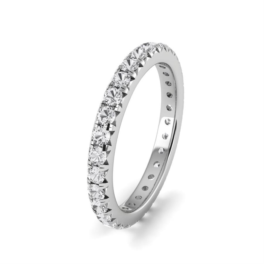 Bagues Amélia Or Blanc Oxyde de zirconium 1.2 ct