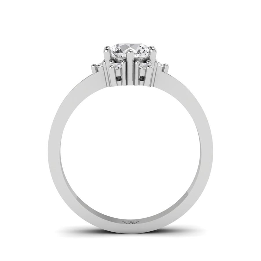 Bagues Floréa Or Blanc Diamant 0.85 ct