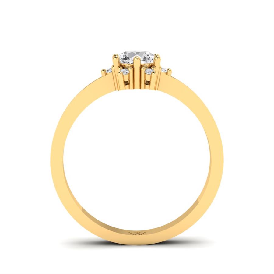 Bagues Floréa Or Jaune Diamant 0.65 ct
