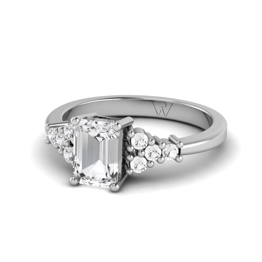 Bagues Inoubliable Or Blanc Oxyde de zirconium 1.3 ct