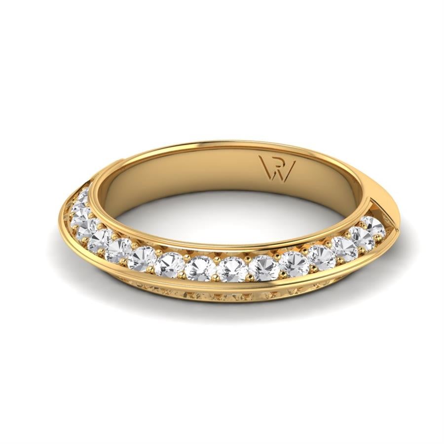 Bagues Majestic Or Jaune Diamant 1 ct