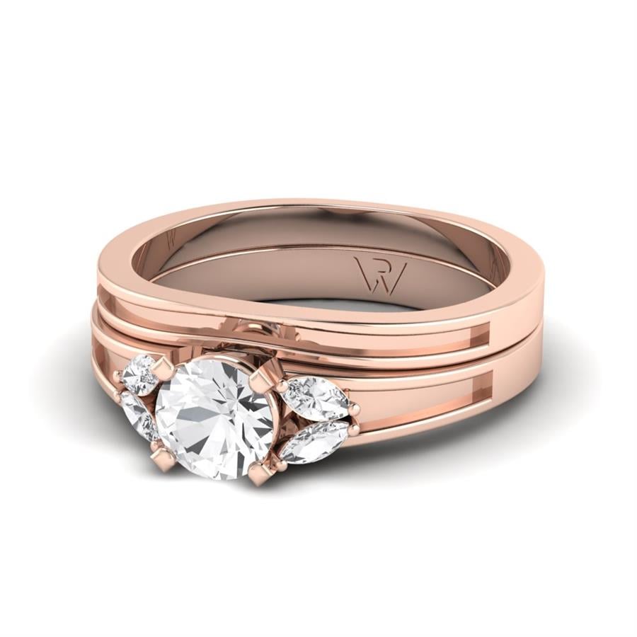 Bagues Natura Or Rose Oxyde de zirconium 0.60 ct