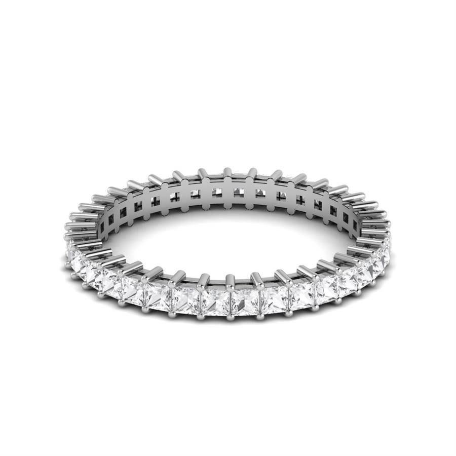 Bagues Parfaite Or Blanc Oxyde de zirconium 1.2 ct