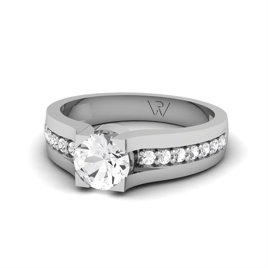 Bagues Précieuse Or Blanc Diamant 1 ct
