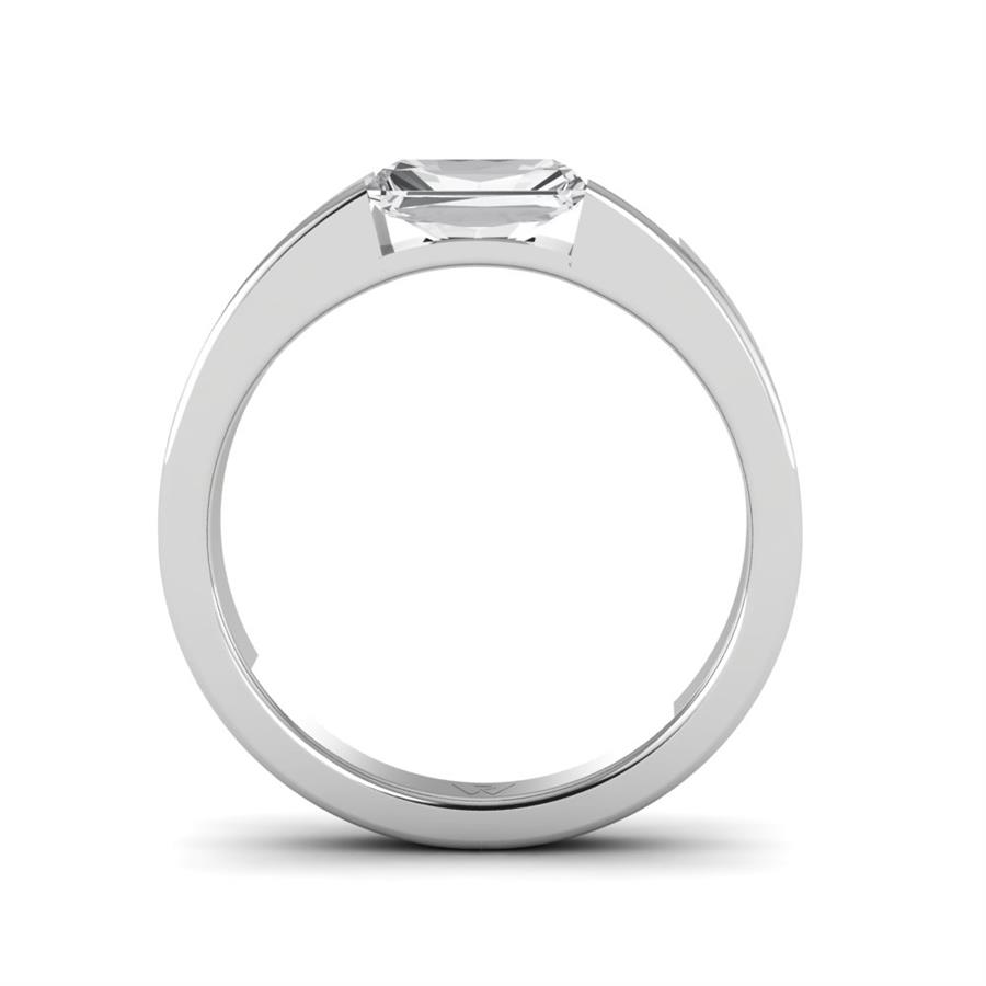 Bagues Radiante Or Blanc Oxyde de zirconium 1 ct
