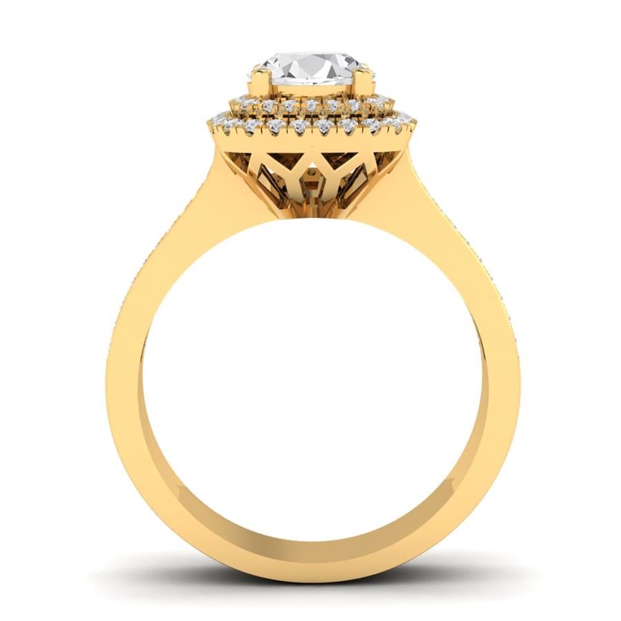Bagues Splendeur Or Jaune Diamant 1.5 ct