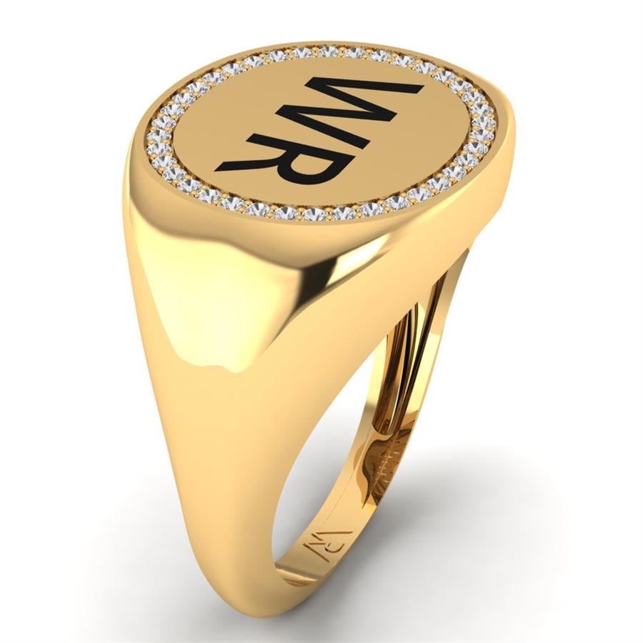 Bagues Thalia Or Jaune Oxyde de zirconium 0.20 ct