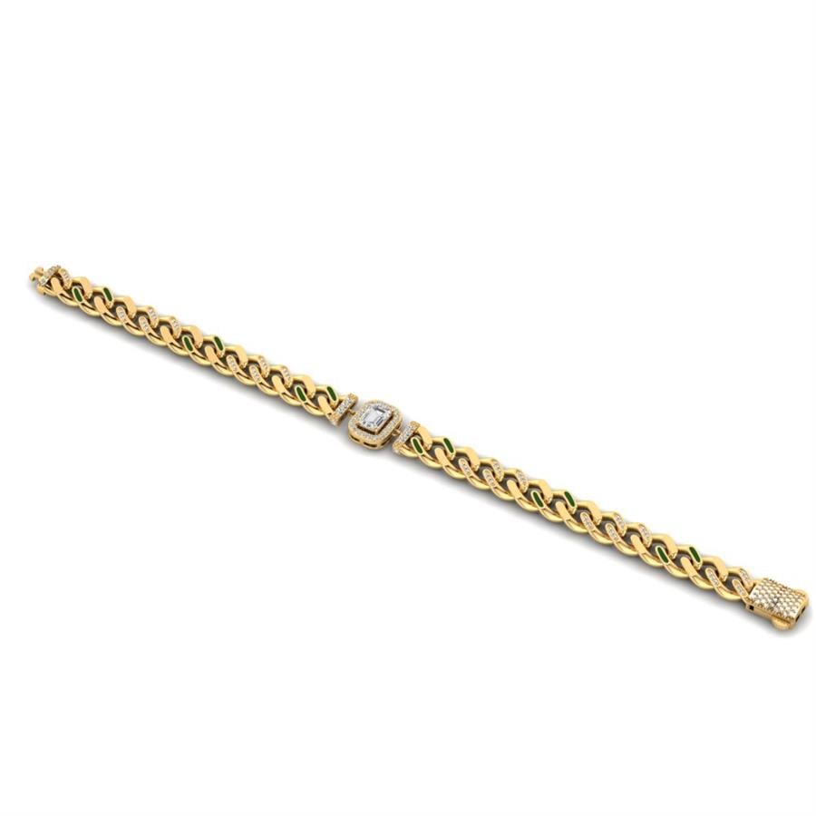 Bracelets Royal Argent Yellow - Blanc