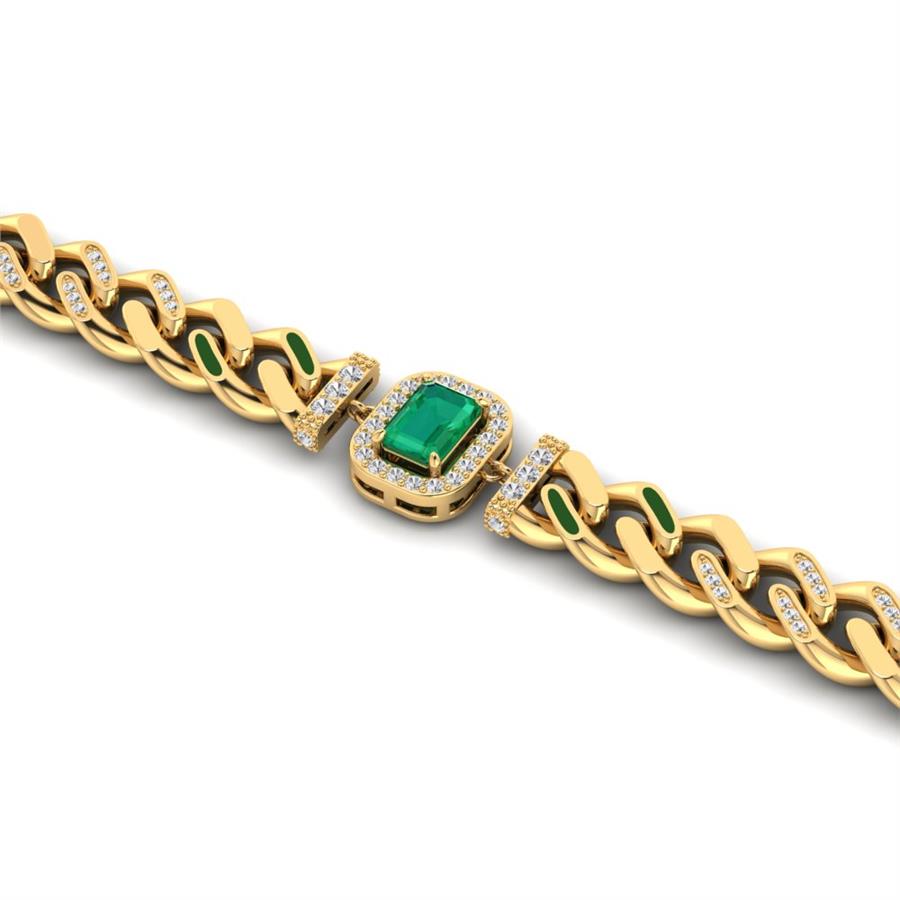 Bracelets Royal Or Jaune - Vert Émeraude