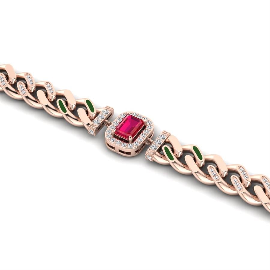 Bracelets Royal Or Rose - Rouge Rubis