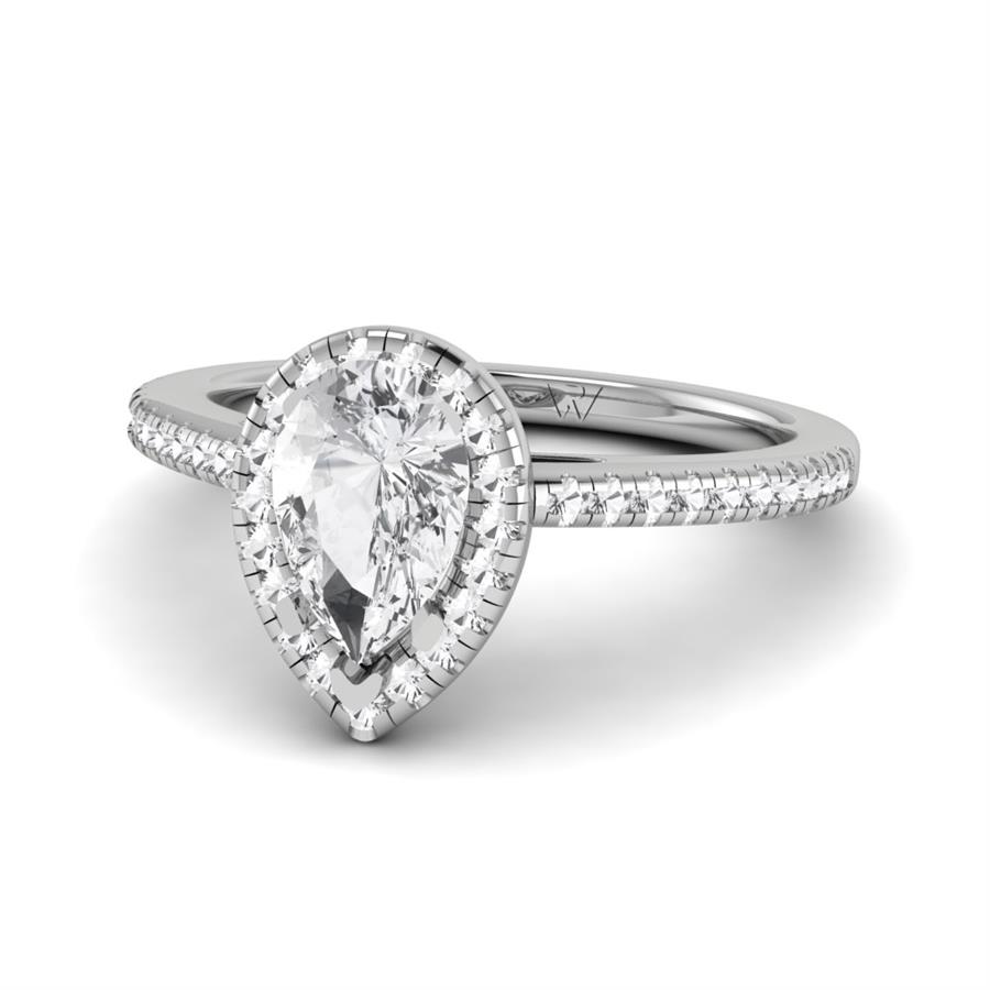 Solitaires Aimée Or Blanc Diamant 1.30 ct
