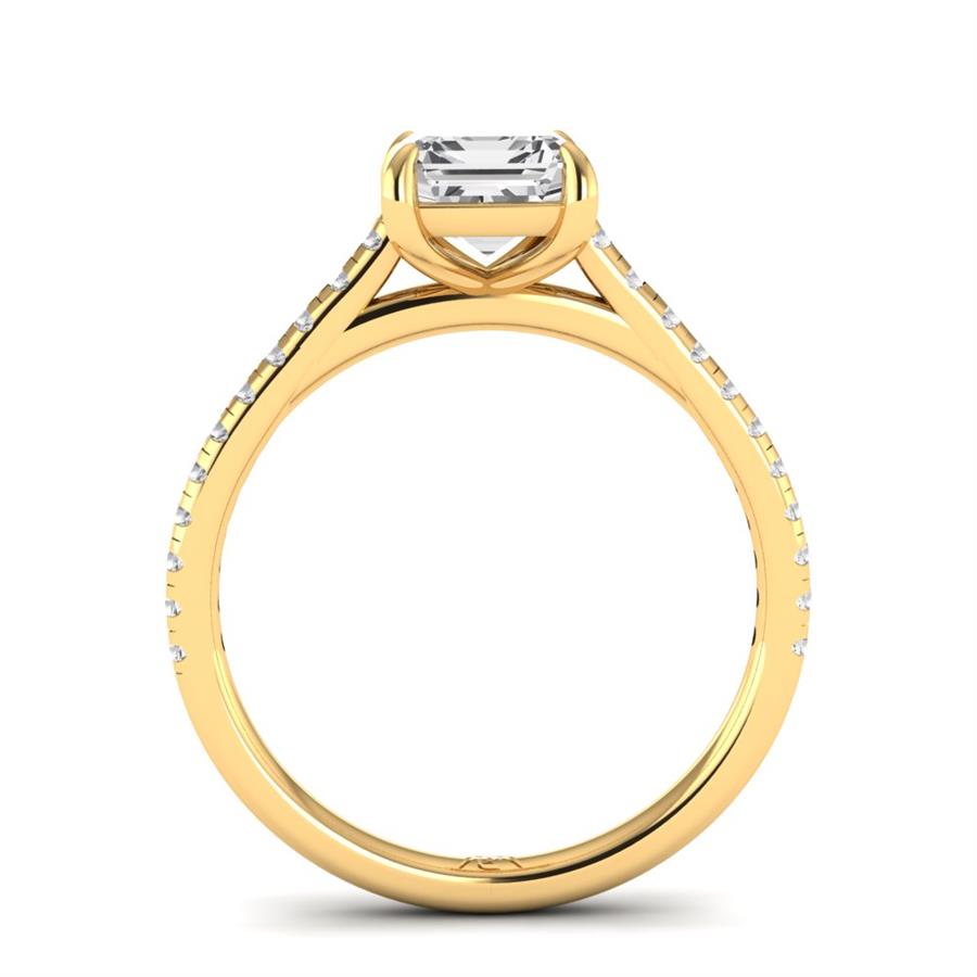 Solitaires Aurêve Or Jaune Diamant 2.20 ct